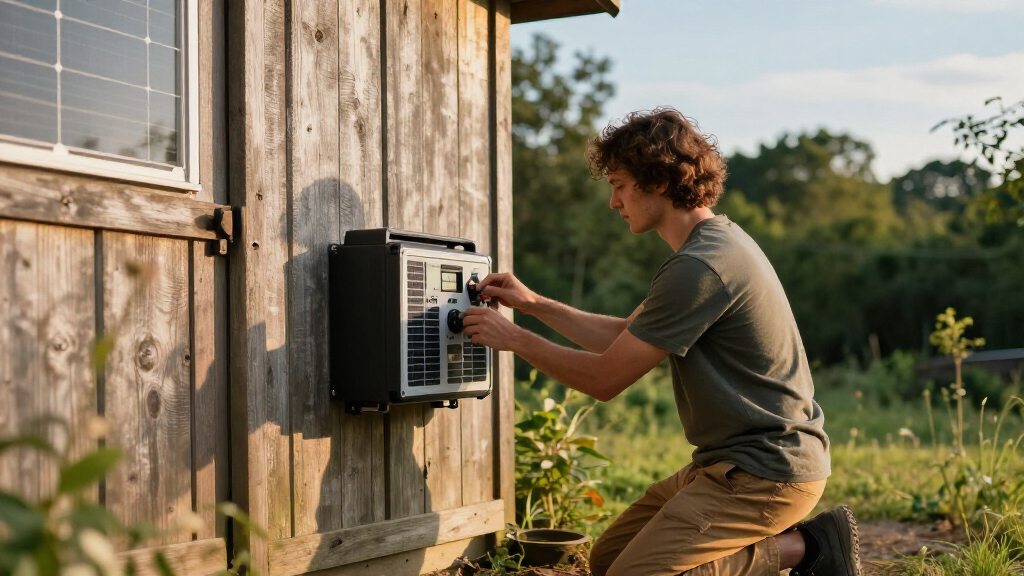 200 amp generator shed