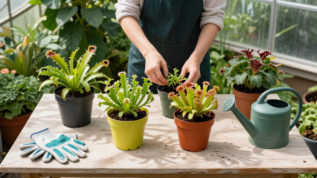 carnivorous plant production