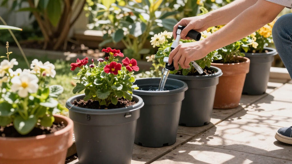 best self-watering flower containers