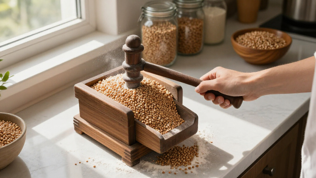 best grain mill for healthy baking