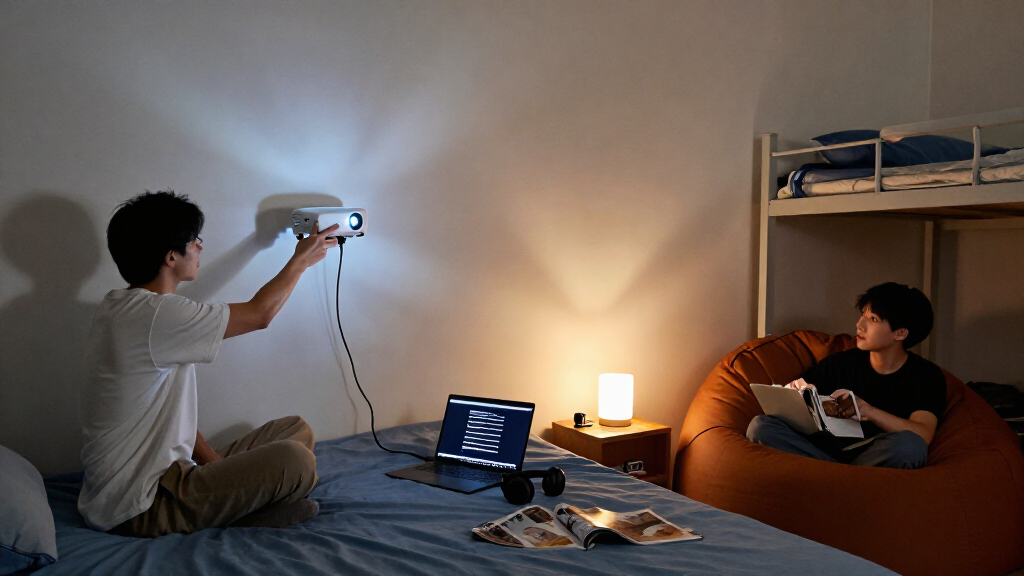portable mini projectors for dorm rooms
