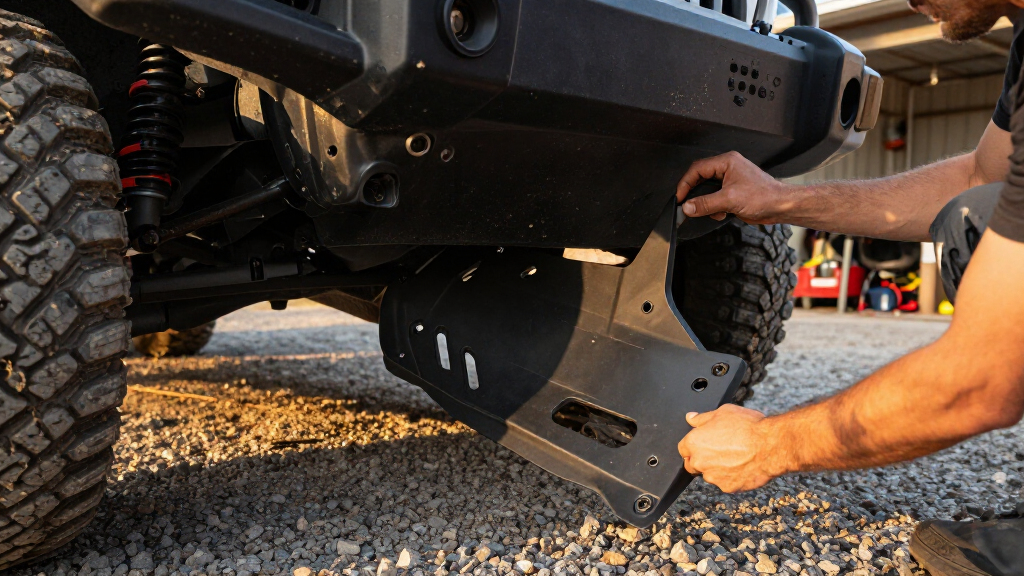 differential skid plate for off road