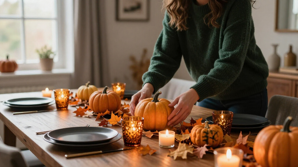 Halloween table decorations
