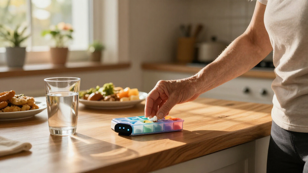 pill organizers with alarms