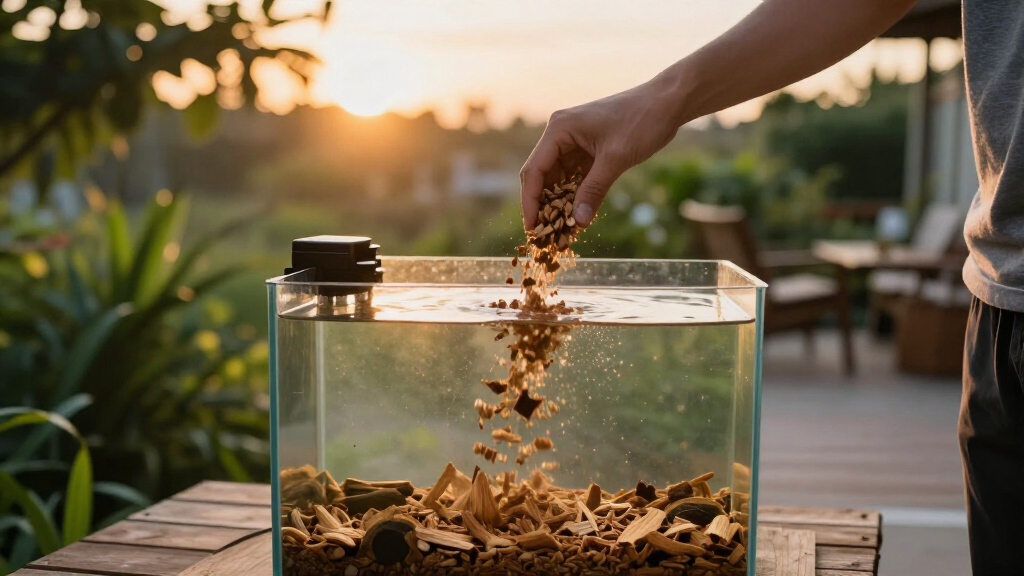 wood chips for fish