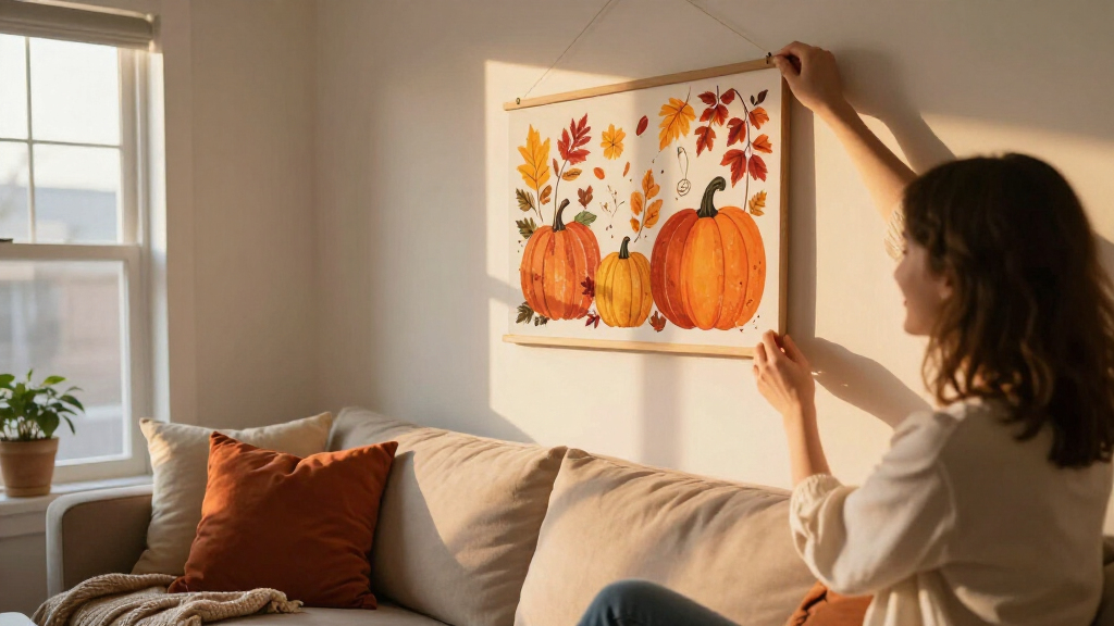 fall-themed wall art decor