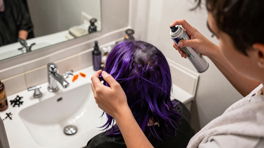 Halloween hair color sprays