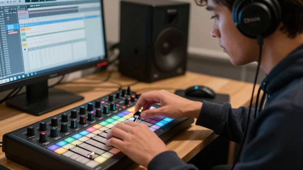 music producer MIDI controllers