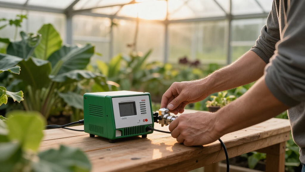 greenhouse co2 controller and regulator kit