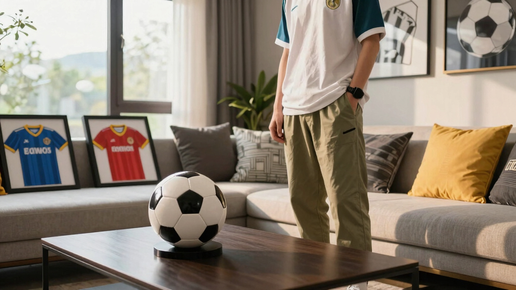 soccer-themed home decor