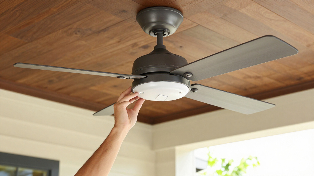 outdoor flush mount ceiling fans