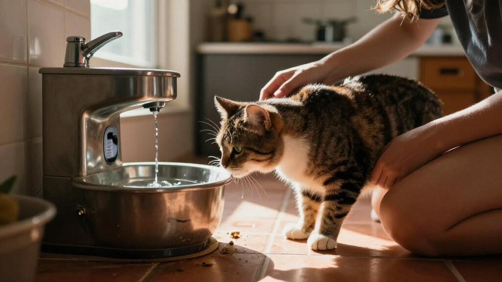 automatic pet water fountains
