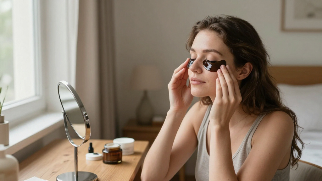 caffeine eye patches for puffy eyes