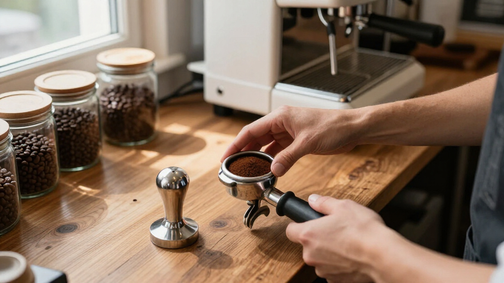 best espresso puck prep station