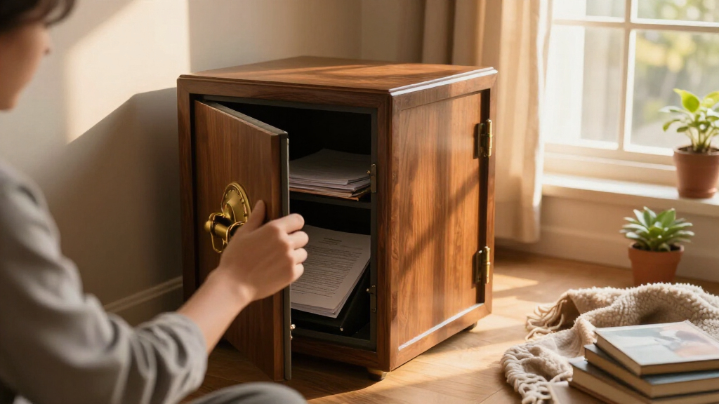 best document safe fire and water proof large