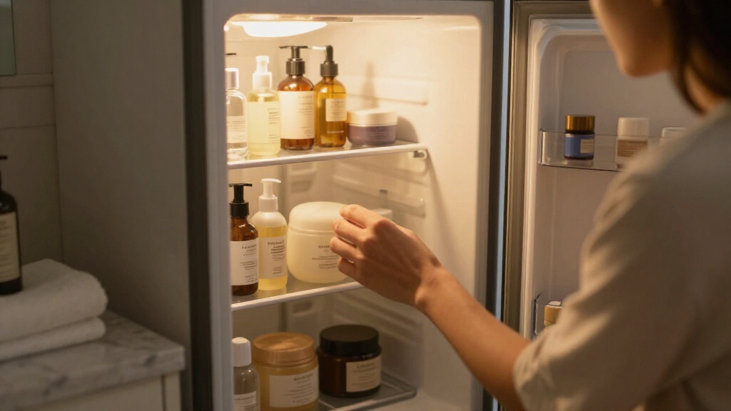 skincare fridge