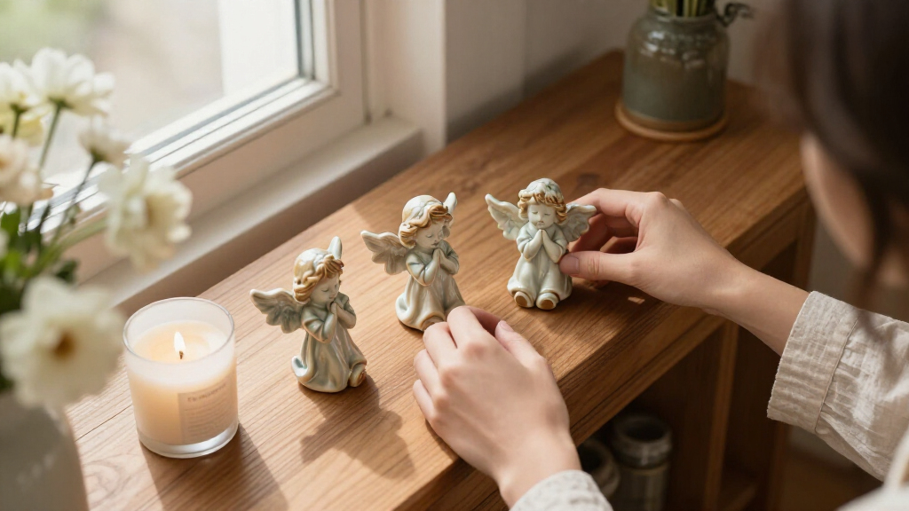 angel figurines for home decor
