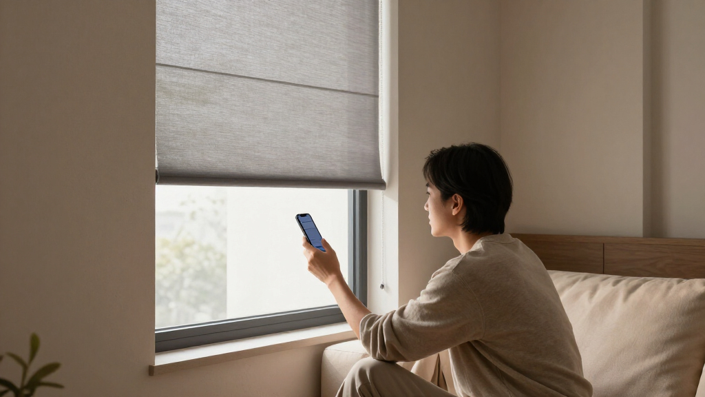 motorized blackout shades smart