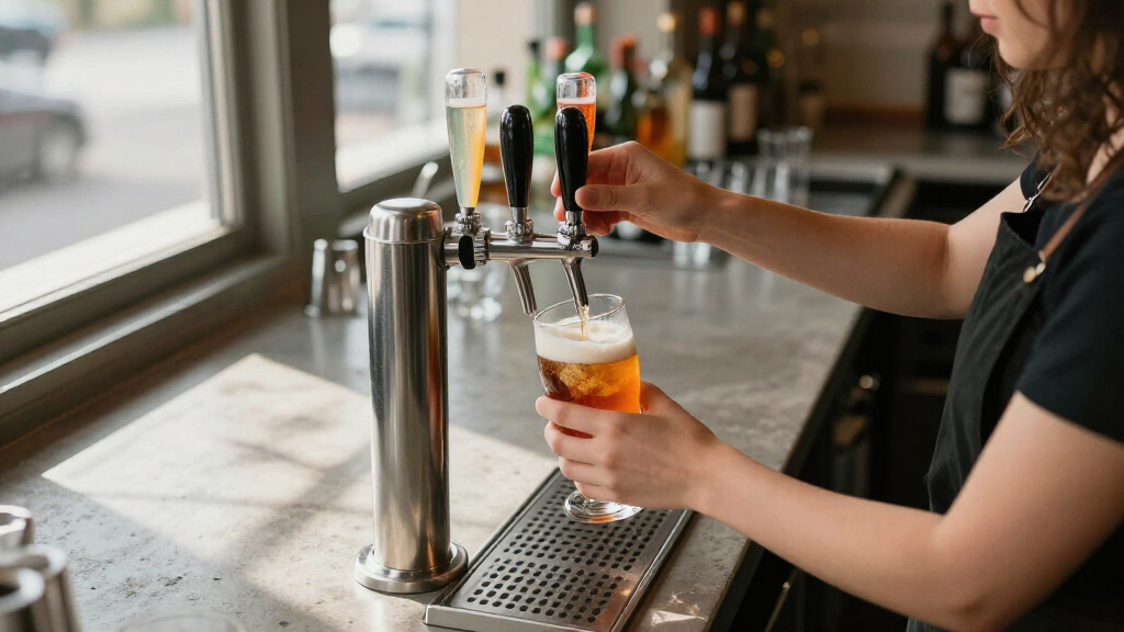commercial beverage dispensing system