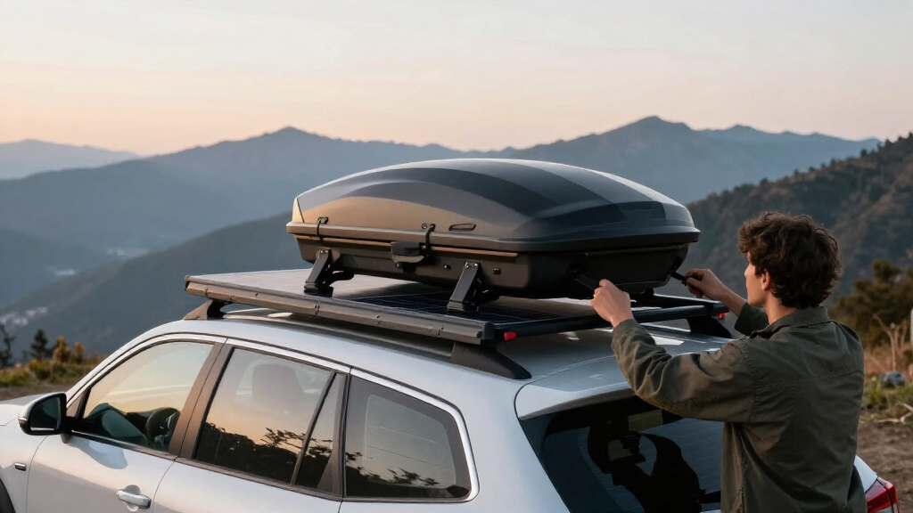 best rooftop cargo box for off-grid road trips with solar input