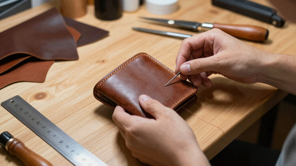 personalized leather travel wallets