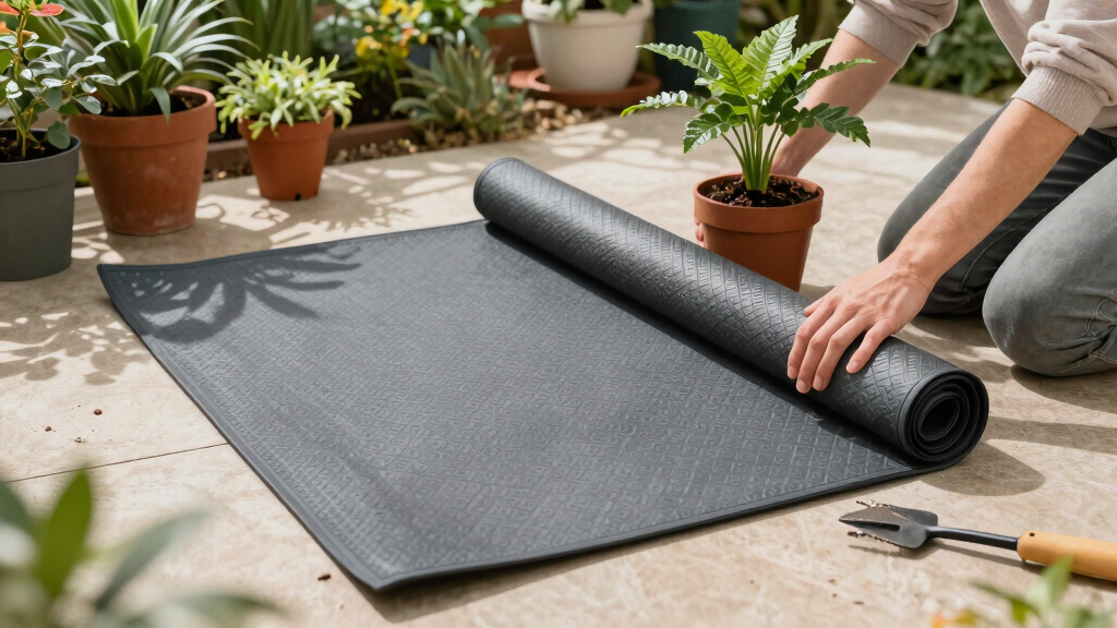 plant repotting mat waterproof foldable