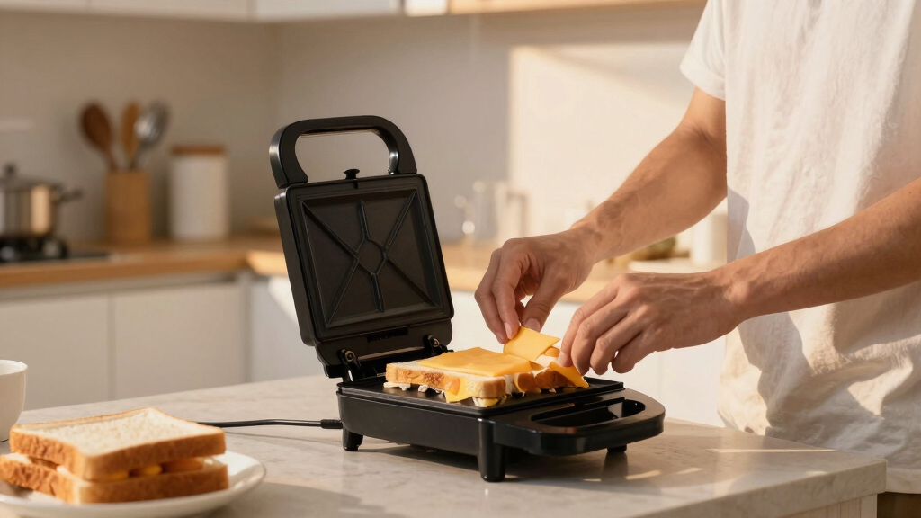 electric breakfast sandwich maker
