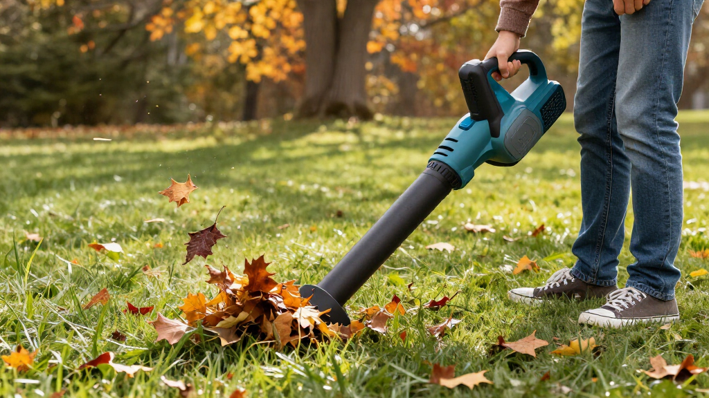 cordless leaf blowers for yard cleanup