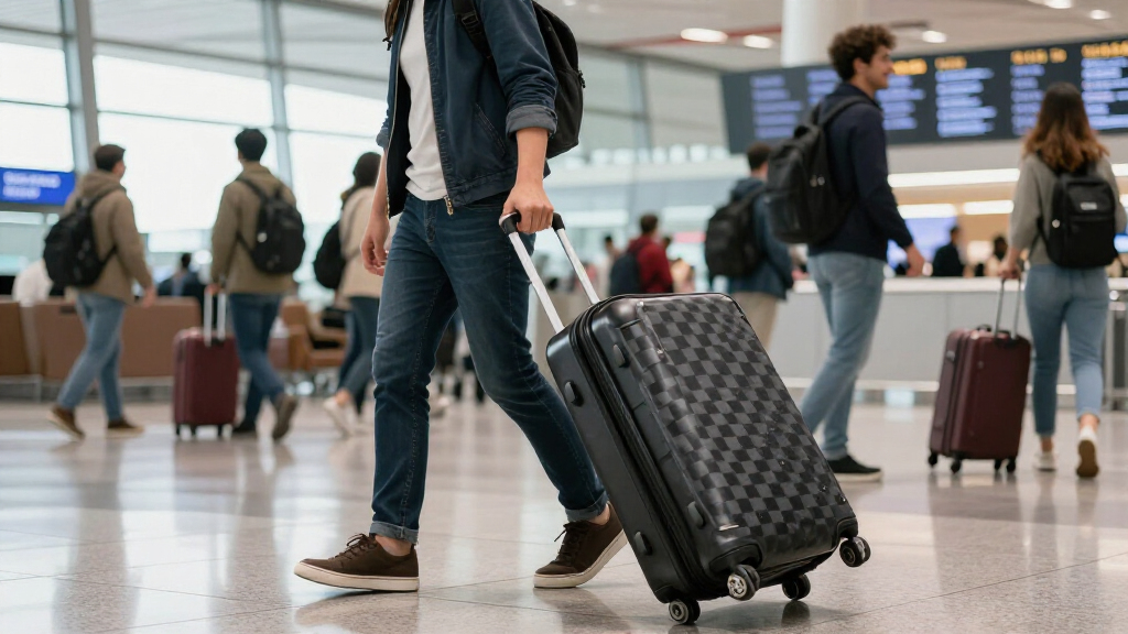 durable checked luggage for frequent flyers