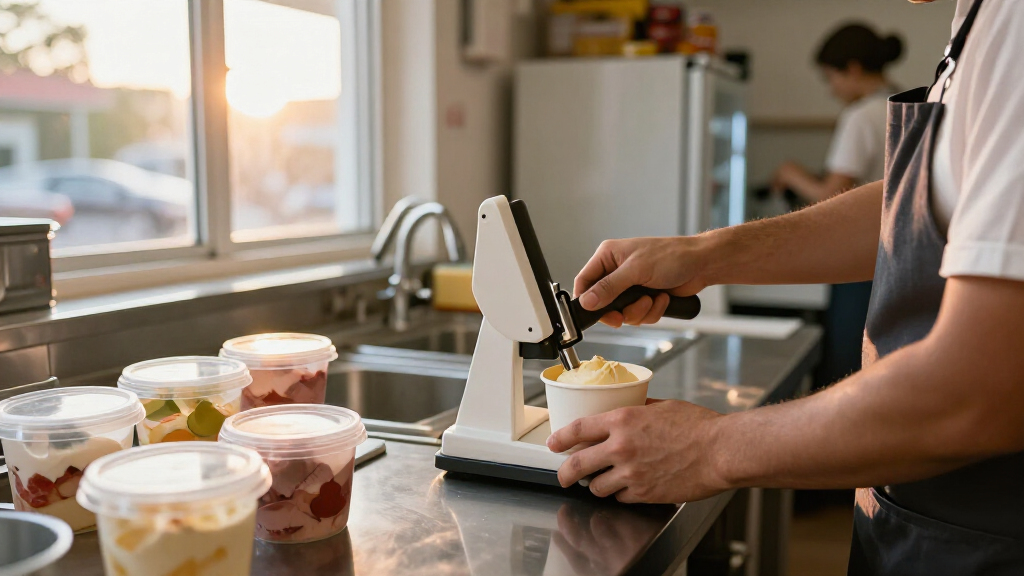 packaging sealers for frozen dessert businesses