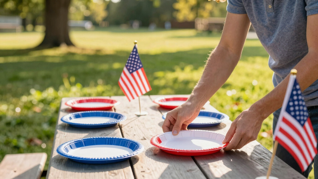 patriotic outdoor party supplies