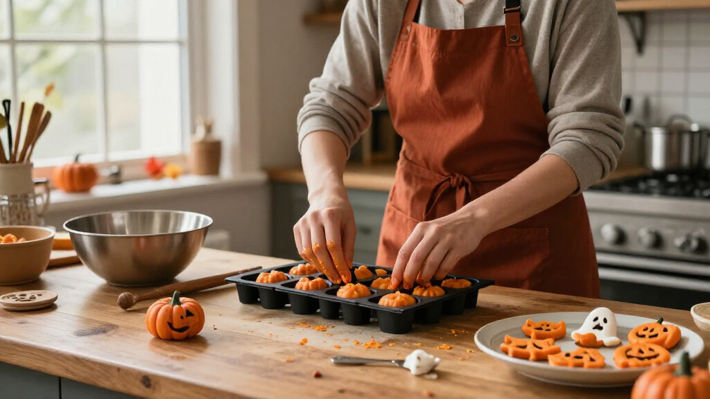 Halloween silicone baking molds