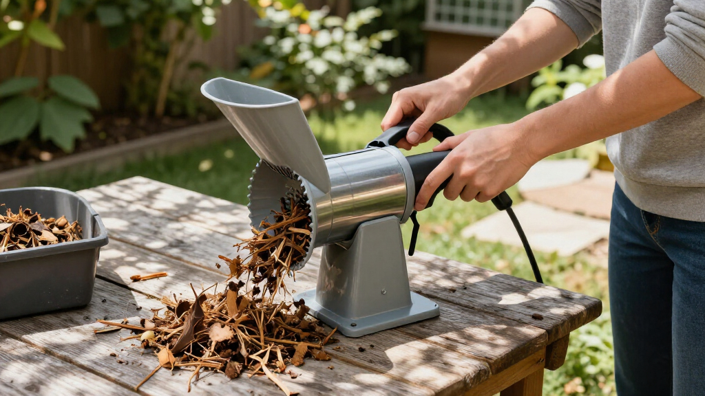 best electric compost shredder for dry yard waste