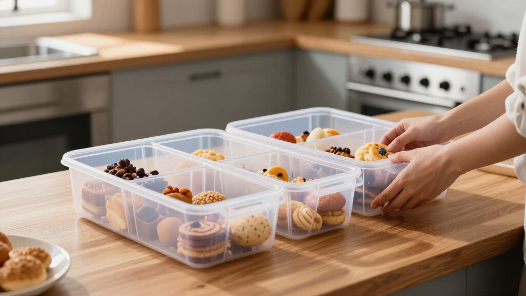 bakery organization bins