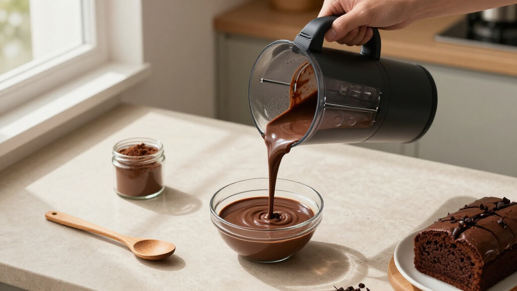 blender for chocolate sauce and ganache