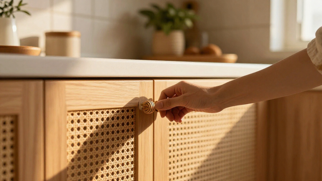 rattan cabinet pulls
