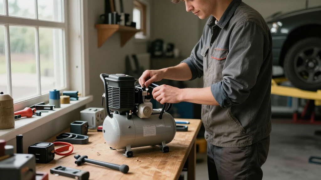 quiet air compressor for home garage