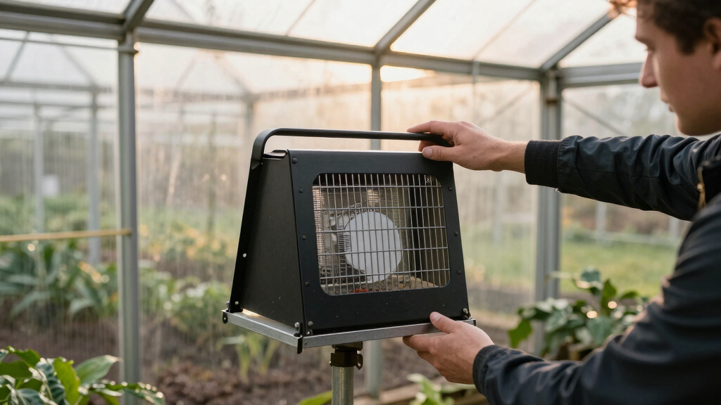 best greenhouse heaters for polycarbonate greenhouses