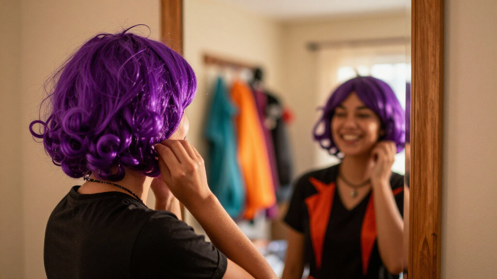 Halloween costume wigs