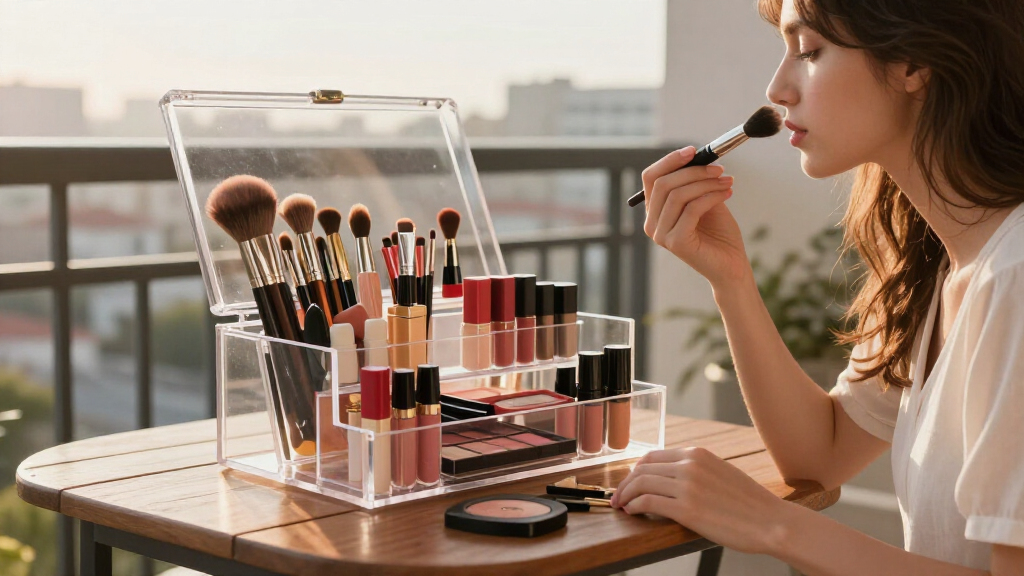 best luxury makeup organizer acrylic large