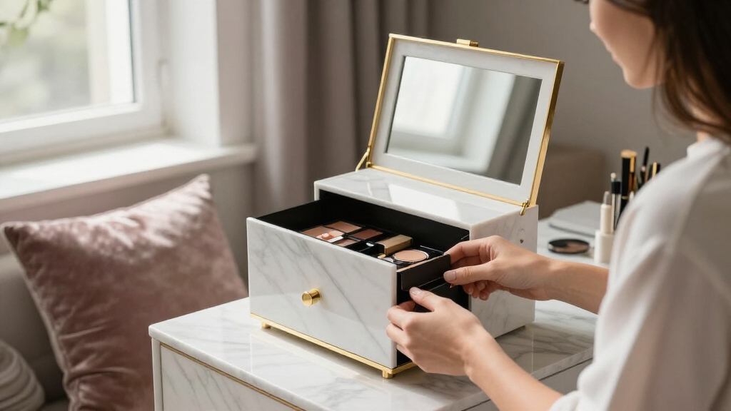 luxury makeup organizers