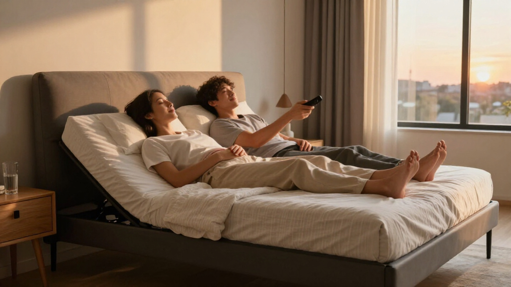 adjustable bed frame for tall couples