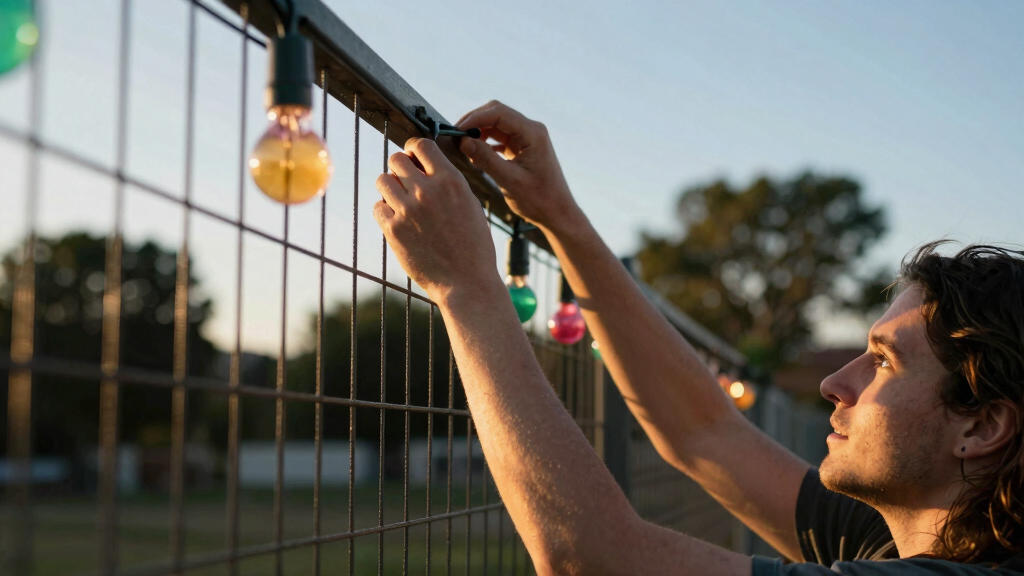 patriotic outdoor string lights