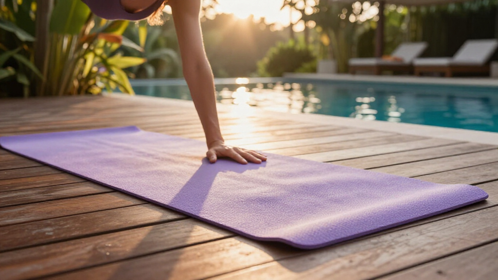 premium yoga mats for joint support