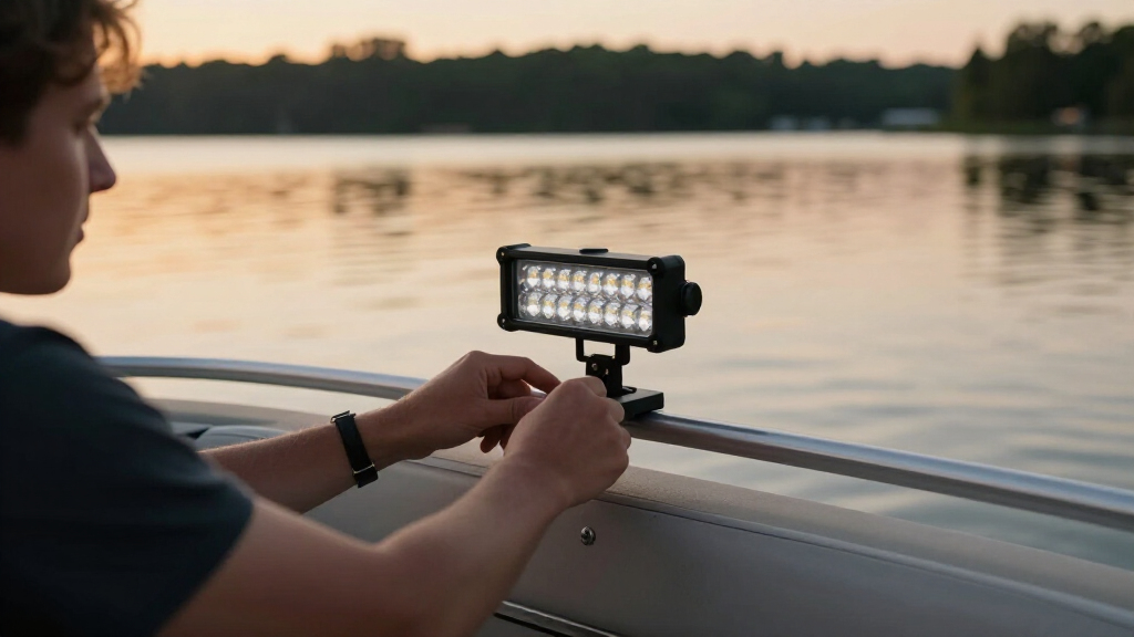 marine led light bar for pontoon