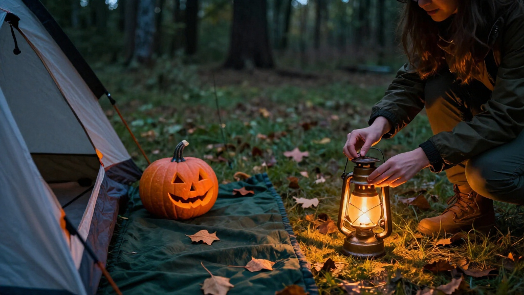 Halloween camping lanterns