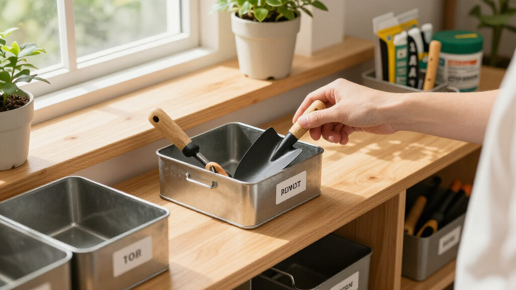 garden tool storage solutions