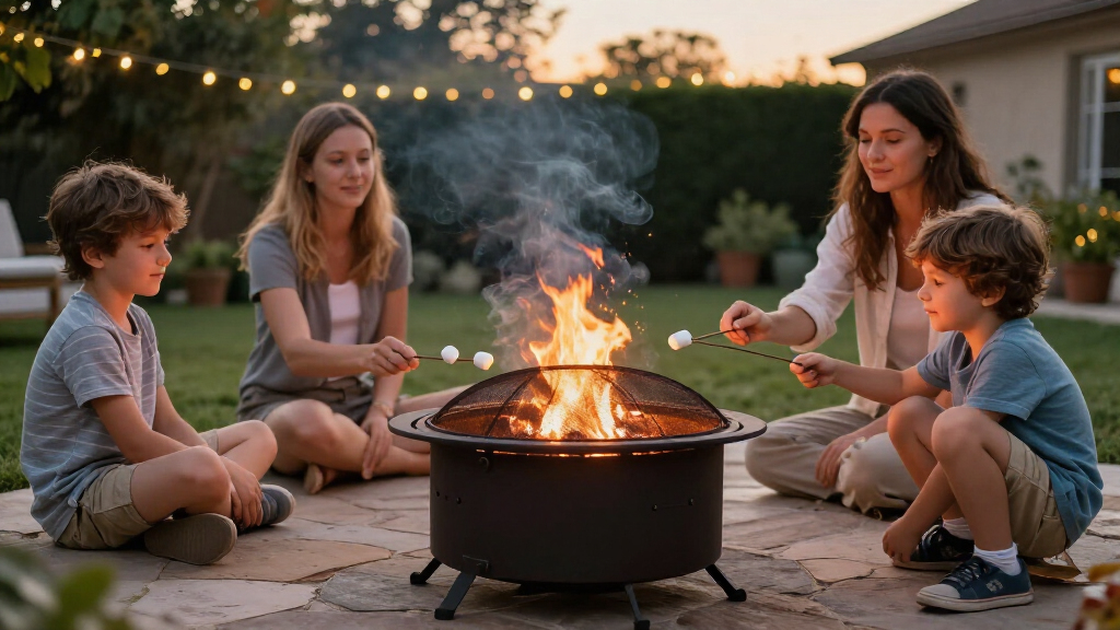 portable fire pits smokeless