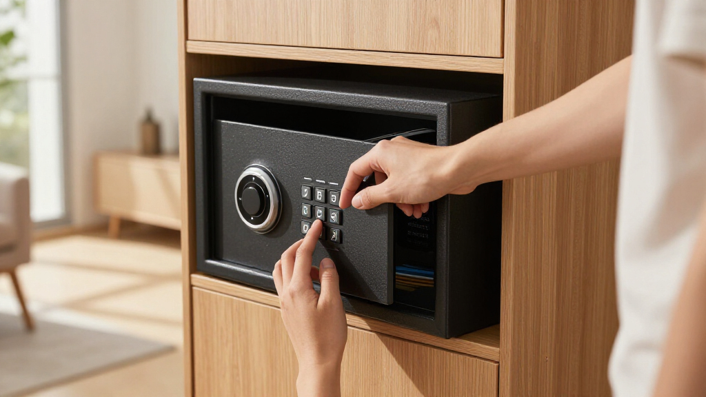best electronic keypad safe for home