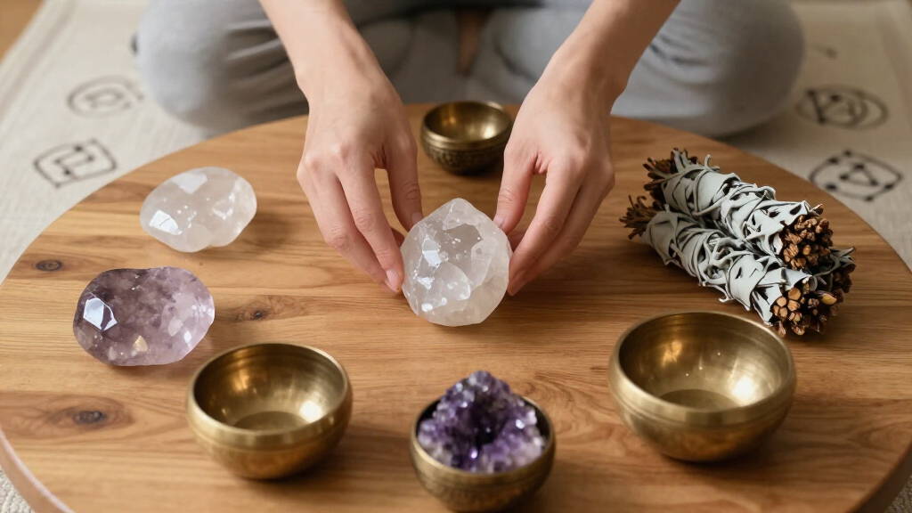 crystal healing meditation kits